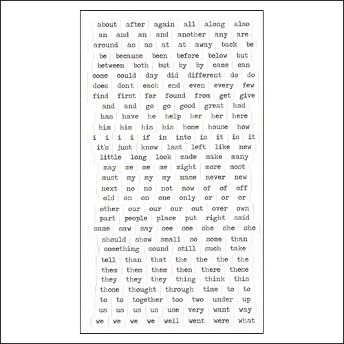 Advantus ChitChat Cardstock Sticker Sheet White Verbiages by Tim Holtz Idea-ology