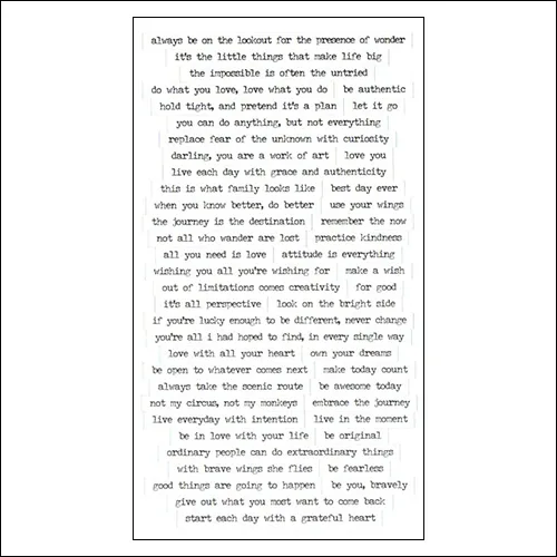 Advantus Small Talk Cardstock Sticker Sheet White by Tim Holtz Idea-ology