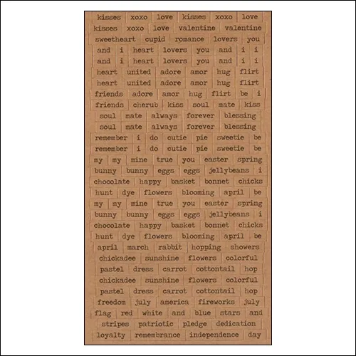 Advantus ChitChat Cardstock Sticker Sheet Kraft Seasonal by Tim Holtz Idea-ology