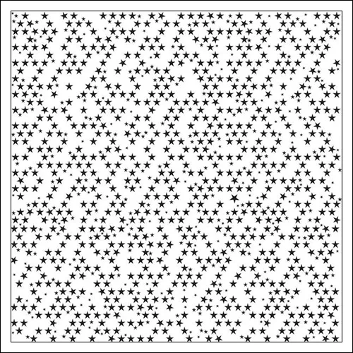 Bella Blvd Transparency Sheet Clear Cut Black Stars Clear Cuts
