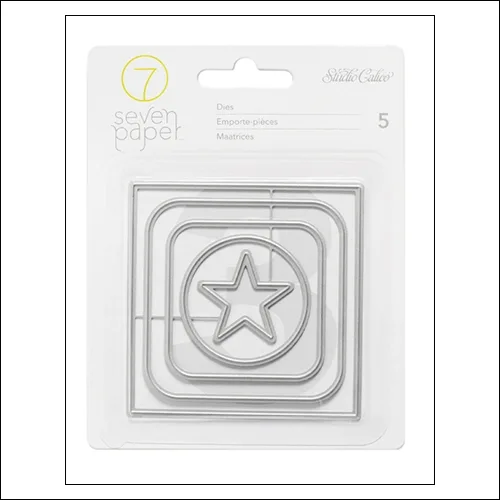 Studio Calico Die Sets Nested Shapes Seven Paper Handbook Collection