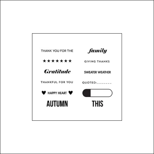 Studio Calico Roller Phrase Stamp Elliot Collection