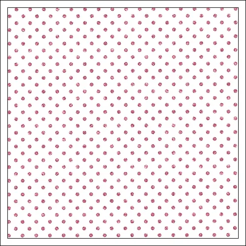 Crate Paper Specialty Paper Acetate Sheet Pink Glitter Dots Kiss Me Hello Love Collection