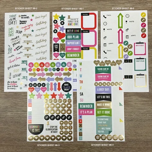 Me and My Big Sticker Sheet Everyday Reminder The Happy Planner Collection