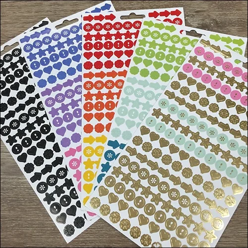 Me and My Big Sticker Sheet Gold Foil Colorful Dots The Happy Planner Collection
