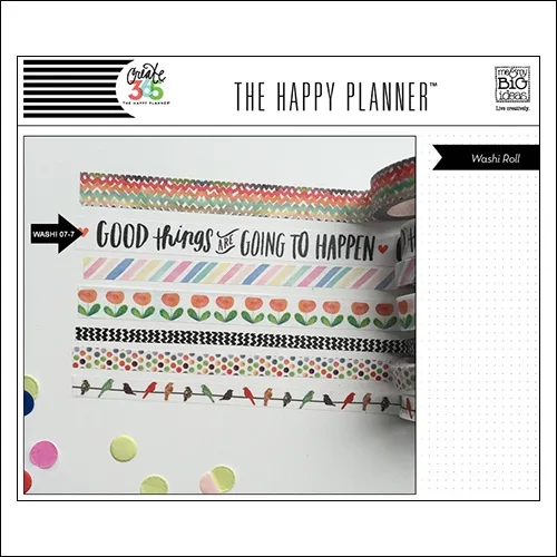 Me and My Big Washi Tape Roll Text Good Things Are Going To Happen The Happy Planner Collection