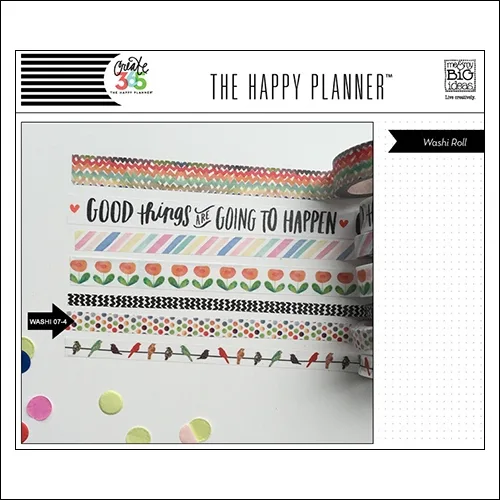 Me and My Big Washi Tape Roll Dots Good Things Are Going To Happen The Happy Planner Collection