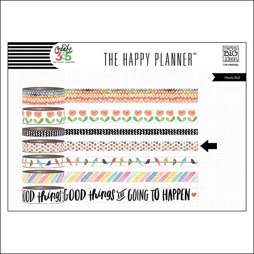 Me and My Big Washi Tape Roll Dots Good Things Are Going To Happen The Happy Planner Collection