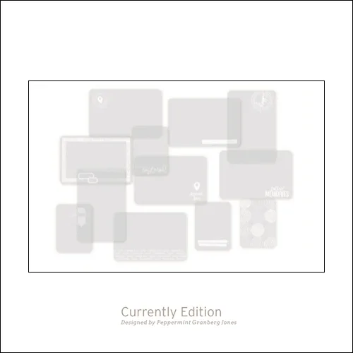 American Crafts Project Life Photo Overlays Currently Edition Collection by Peppermint Granberg Jones