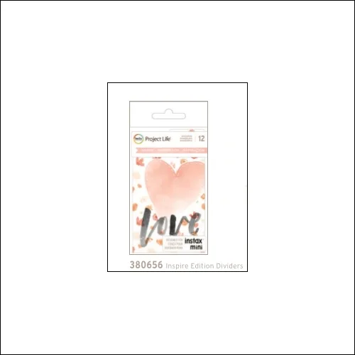 American Crafts Project Life Dividers Instax Mini Inspire Edition