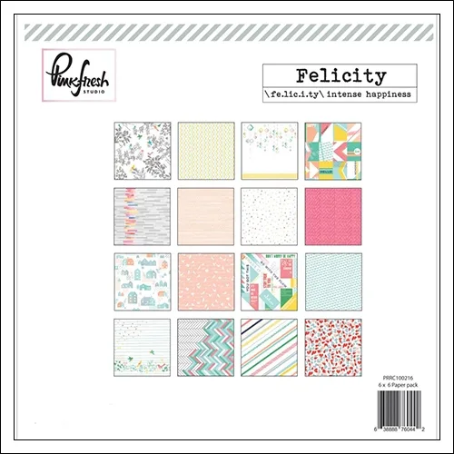Pinkfresh Studio Paper Pack 6x6 Felicity Collection