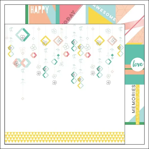 Pinkfresh Studio Paper Sheet Flower Strings Felicity Collection