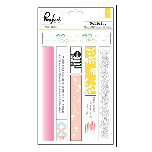 Pinkfresh Studio Washi Sticker Sheets Felicity Collection