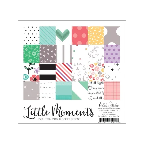 Elles Studio Paper Stack Sheets 6x6 Little Moments Collection