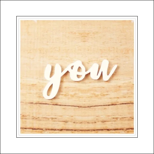 Elles Studio Acrylic Word You