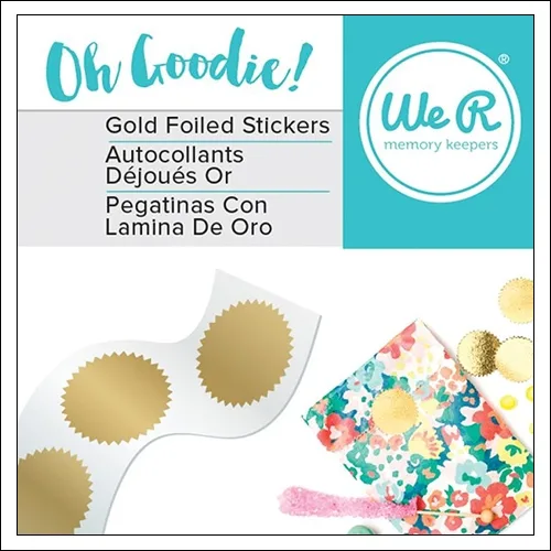 We R Memory Keepers Starburst Foil Stickers Oh Goodie Collection