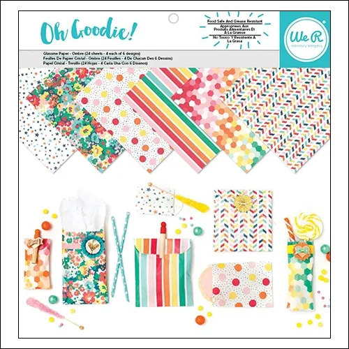 We R Memory Keepers Glassine Paper Sheets Oh Goodie Collection