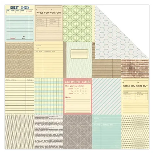 Jillibean Soup Paper Sheet One Way Ticket Soup Staples Collection