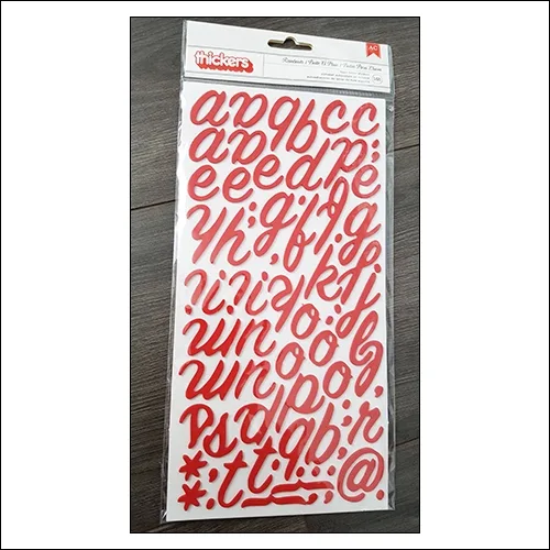Crate Paper Thickers Stickers Foam Cherry Rainboots Bundled Up Collection