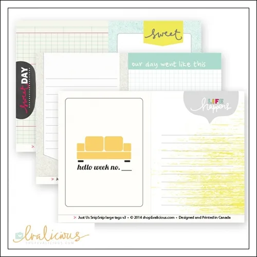 Evalicious Snip Snip Large Tags Just Us Collection