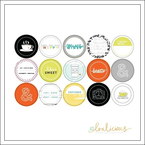 Evalicious Snip Snip Page Labels Life Is Sweet Collection
