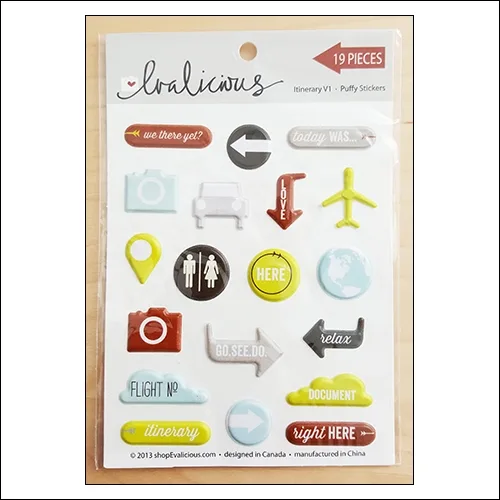 Evalicious Puffy Stickers Itinerary V1