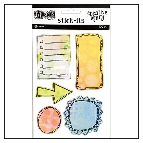 Ranger Dylusions Creative Dyary Stick Its by Dyan Reaveley