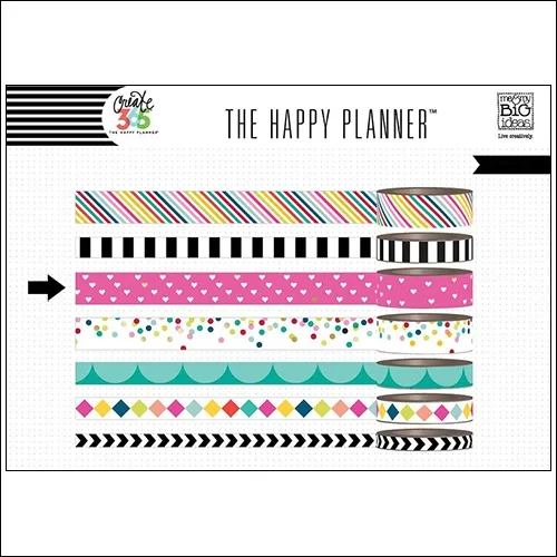 Me and My Big Washi Tape Roll Brights Create 365 The Happy Planner Collection