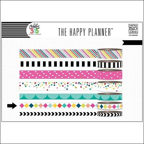 Me and My Big Washi Tape Roll Brights Create 365 The Happy Planner Collection