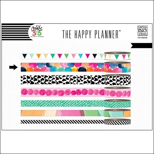 Me and My Big Washi Tape Roll Watercolor Create 365 The Happy Planner Collection
