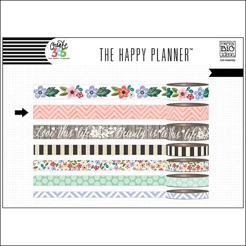 Me and My Big Washi Tape Roll Fresh Floral Create 365 The Happy Planner Collection