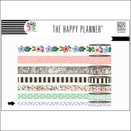 Me and My Big Washi Tape Roll Fresh Floral Create 365 The Happy Planner Collection