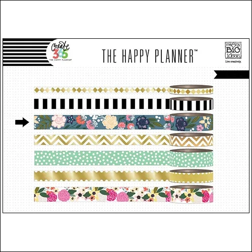 Me and My Big Washi Tape Roll Botanical Garden Create 365 The Happy Planner Collection