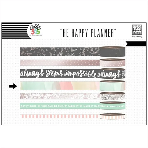 Me and My Big Washi Tape Roll Rose Create 365 The Happy Planner Collection