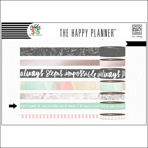 Me and My Big Washi Tape Roll Rose Create 365 The Happy Planner Collection