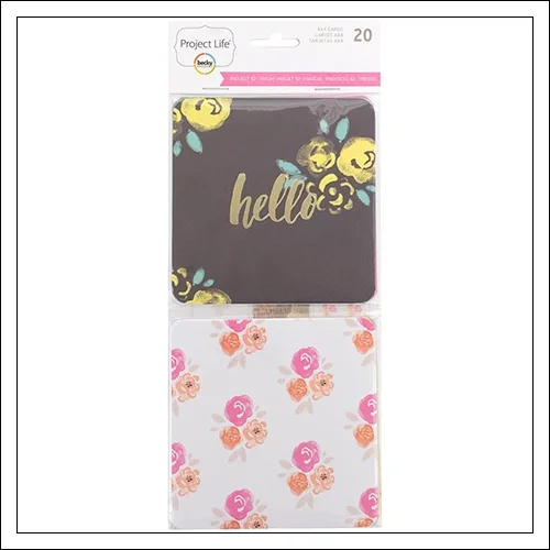 American Crafts Project Life 4 x 4 inch Cards Project 52 Fresh Edition by Liz Tamanaha