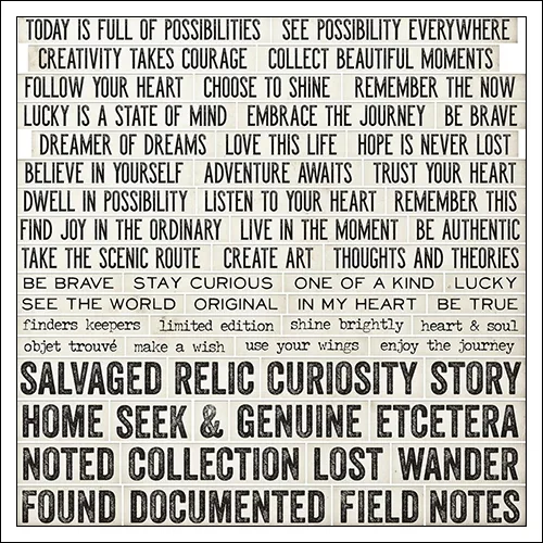 Idea-ology Advantus Word and Phrases Quote Chips by Tim Holtz