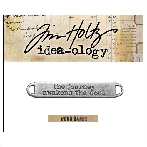 Idea-ology Advantus Metal Word Band Life Antique Nickel by Tim Holtz