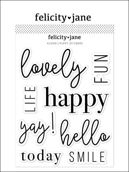 Felicity Jane Puffy Stickers Alexis