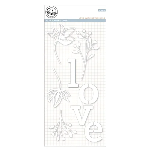 Pinkfresh Studio Die Set Love With Botanicals