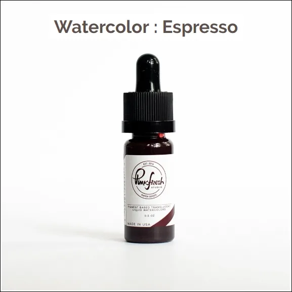 Pinkfresh Studio Watercolor Espresso