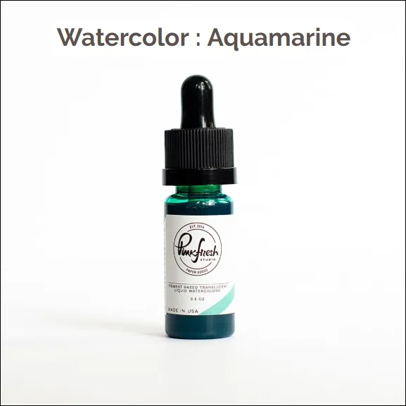Pinkfresh Studio Watercolor Aquamarine