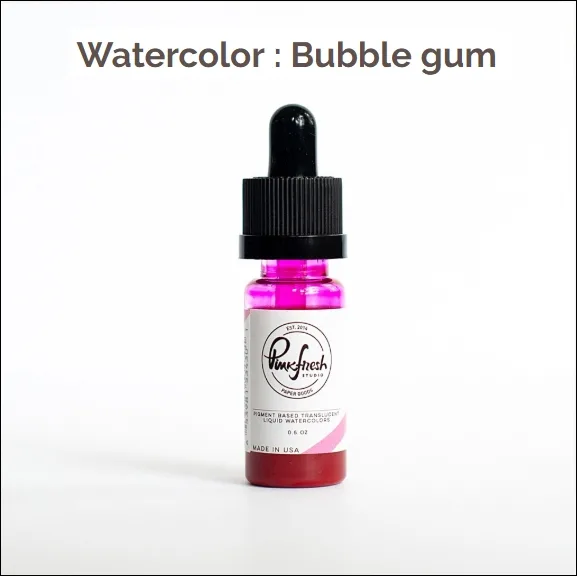 Pinkfresh Studio Watercolor Bubble Gum