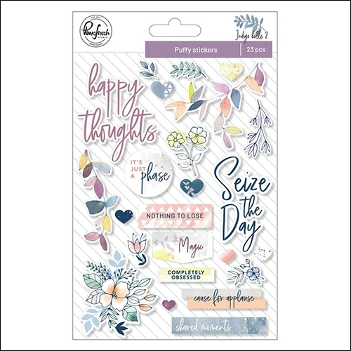 Pinkfresh Studio Puffy Stickers Indigo Hills 2 Collection