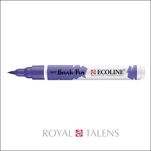 Royal Talens Ecoline Brush Pen Ultramarine Violet 507