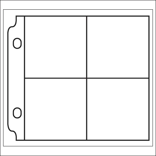 We R Memory Keepers Albums Made Easy Photo Page Protectors 4 x 4 inch Instagram 2 x 2 inch Pockets