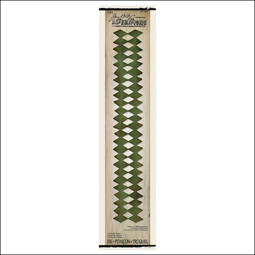 Sizzix Tim Holtz Alterations Die Sizzlits Decorative Strip Harlequin Border