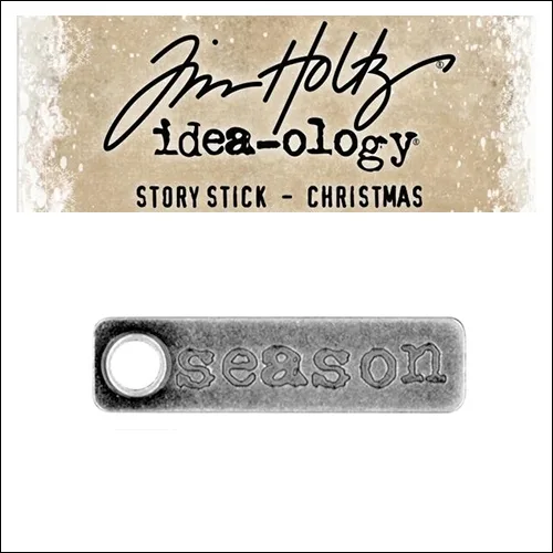Idea-ology Tim Holtz Metal Story Stick Christmas Season