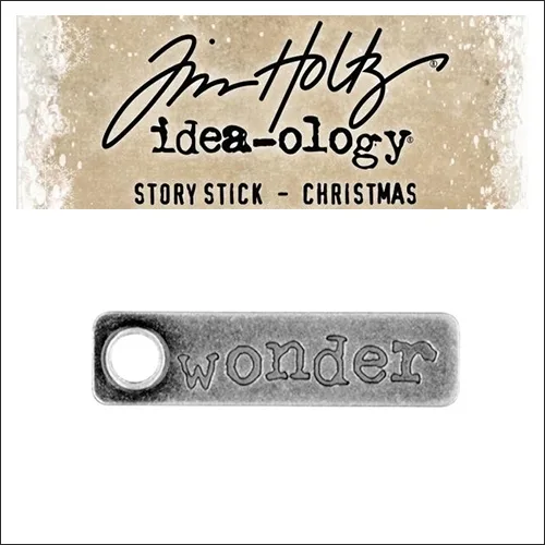 Idea-ology Tim Holtz Metal Story Stick Christmas Wonder