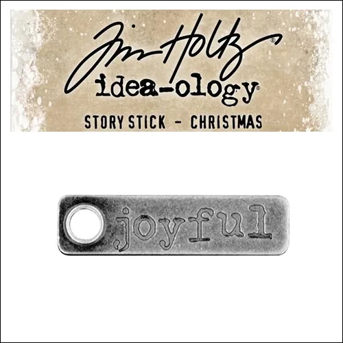 Idea-ology Tim Holtz Metal Story Stick Christmas Joyful